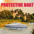thumbnail image 1 of Trailerable Boat Cover For Bass Boat, V-Hull Tri-Hull Boat, Fish & Ski Boat, Fishing Boat, Runabout, Sun Resistant Waterproof Boat Cover With Storage Bag, 1 of 8