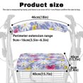 thumbnail image 6 of HELLHERO Anti-Slip Cover Walker Seat Cover and Seat Back Covers Stretchable Material & Removable and Washable and Seniors Butterfly Daisy, 6 of 7