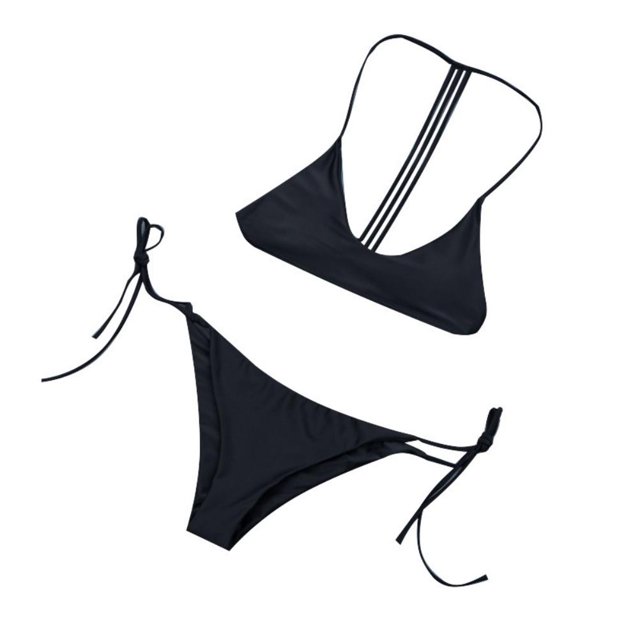 Conjunto De Bikini Para Mujer Traje De Baño De Playa Dividido De Verano Traje De Baño Sexy Cómodo qarigey OD016369-04