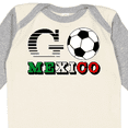 thumbnail image 4 of Inktastic Go, Mexico- Soccer, Football Boys or Girls Long Sleeve Baby Bodysuit, 4 of 5