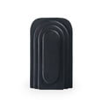 thumbnail image 2 of Gild Design House Calyx 12" Metal Table Vase Large Black, 2 of 7