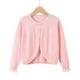 thumbnail image 5 of Gibobby Chamarra de forro polar para niños y niñasChaqueta para niñas pequeñas, abrigos tipo cárdigan de punto con cuello para niños pequeños, primavera (Rosa, 6-7 Años), 5 of 5