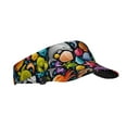 thumbnail image 2 of Yiaed Underwater Diving Animals Print Sport Sun Visor Hats Adjustable Empty Top Baseball Cap Cotton Ball Caps for Women and Men, 2 of 5