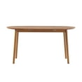 thumbnail image 2 of Mid-Century Damsel Extension Dining Table with Removable Leaf, Caramel, 2 of 5
