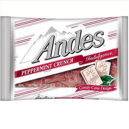 Andes Indulgence Holiday Peppermint Crunch Candy, 8 oz., Peanut Free and Gluten Free