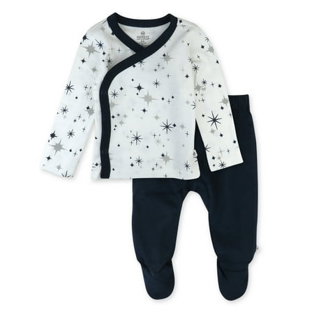 Honest Baby Clothing Baby Boy or Girl Gender Neutral Organic Cotton Take Me Home Set, 2 Piece (Preemie-9 Months)