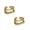 Golden, variant on Fashionable Earcuff Double Circles Ear Cuff Stylish Faux Earrings Accessories Comfortable Ear Clip for Women and Man