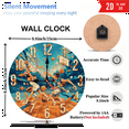 thumbnail image 5 of Basketball Court Wall Clock Artistic Sports Game Decor, Artistic Home Decor, Perfect for Home Accents10-Inch (AA Battery Not Included), 5 of 14