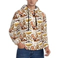 thumbnail image 2 of Xecao Western Cowboy Pattern Men's Adult Pullover Hoodie,Hooded Sweatshirt-Medium, 2 of 7