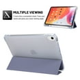 thumbnail image 3 of Dteck iPad Air 4 Case, iPad 10.9 inch Case 2020, Auto Sleep/Wake Case Lightweight Tri-Fold Standing Case Clear Back Cover for iPad Air 10.9-inch 2020, Purple, 3 of 5