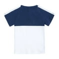 thumbnail image 5 of Babcutegg Boys Short Shirt and Shorts Set Baby Summer T-Shirt and Pants Sets Round Neck Athletic Outfit Set Navy Size 70, 5 of 8