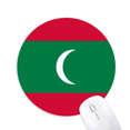 thumbnail image 1 of Maldives National Flag Asia Country Mouse Pad Comfortable Game Office Mat, 1 of 2