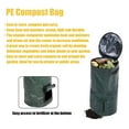 thumbnail image 4 of opvise Kitchen Garden Yard Compost Fruit Ferment Waste Bag Disposal Collector Trash Can 45x80cm, 4 of 7