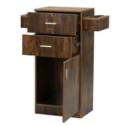 Locking Beauty Salon Station with Cabinet and Drawers - Elevate Your Salon