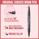 thumbnail image 5 of Bolígrafo para cejas iMethod, curvo, con doble punta, microblading, color marrón oscuro, 5 of 6