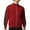 tj0793_Red, variant on Men's Active Slim Fit Track Jacket with Button Sleeve Accents