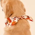 thumbnail image 6 of AuroraX Thanksgiving Pet Bandana for Cats Dogs Adjustable Pet Neck Scarf Holiday Pumpkin Soft Turkey Festive Fall Pet Accessories for Home Beige National Dog Day International Cat Day, 6 of 8