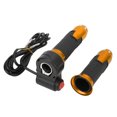 thumbnail image 1 of Empuñaduras De Acelerador, Acelerador De Acelerador Giratorio De Plástico Fiable Duradero De Alto Rendimiento Universal 1 Par Con Botón Para Scooter Eléctrico Para Bicicleta ANGGREK Otros, 1 of 8