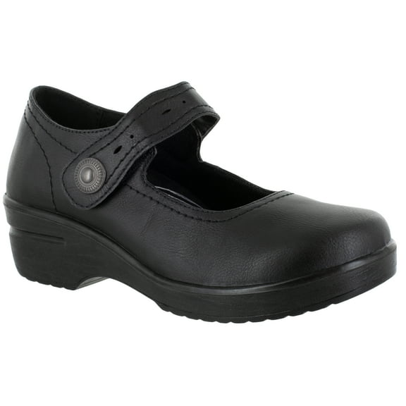 Easy Works by Easy Street Women's Letsee Slip Resistant Mary Jane Clog Work Shoe