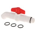 thumbnail image 1 of figatia Drum Faucet with 3 Gaskets, 3/4'' Connection, UPVC Material, 45 degree Angle, 25mm, 1 of 9