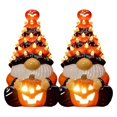 thumbnail image 1 of Halloween Dwarf Decoration with Light, Light up Pumpkin Gnome Ceramic Tree for Tabletop Decor, Halloween Resin Tree, Orange Pumpkin Gnome Ceramic Tree Lighted for Indoor Outdoor Party, 1 of 7