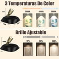 thumbnail image 2 of 2 piezas Lamparas de Pared Inalámbricas, Apliques de pared recargable con Temporizador,Temperatura de Tres Colores,Poste de Luz Giratorio de 360°,Botón y Control Remoto (2, Negro), 2 of 7