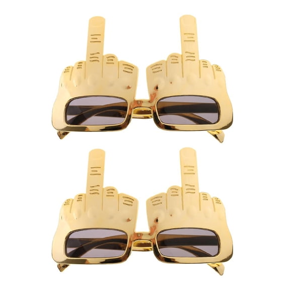 Gafas de sol jinwen con gesto de dedo para Fiestas