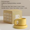 thumbnail image 2 of Café De Cerámica Con Asa Tazas De Pareja De Alta Capacidad Taza Gorda De Cerámica seitruly HA043650-02, 2 of 4