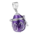 thumbnail image 3 of Colgante de cremación Zulema Memorial Pet Pendant púrpura, 3 of 8