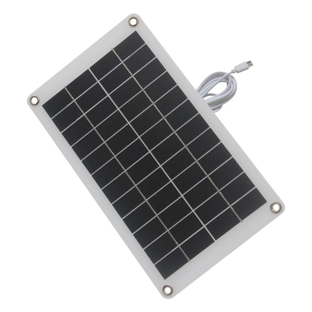 10W 12V Portable Solar Charger USB Output Solar Panel for Cgampin