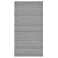 thumbnail image 2 of EORC Gray Hand Woven  Wool and Viscose Modern Reversible flat weave Durry Rug, 9' x 12', 2 of 4