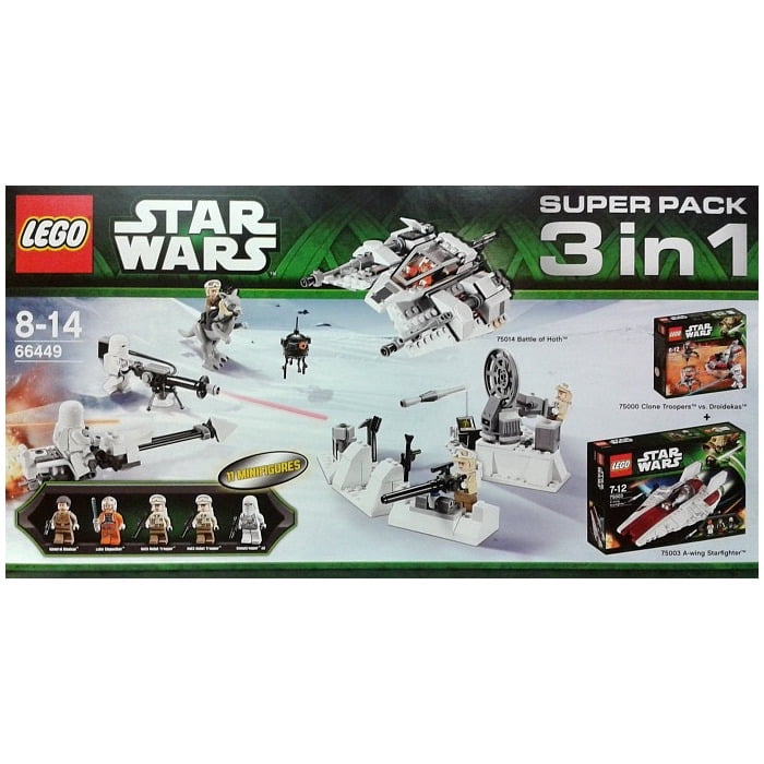 paste Danish Roman LEGO Star Wars 3-in-1 Super Pack (75000, 75003, 75014) 66449 - Walmart.com