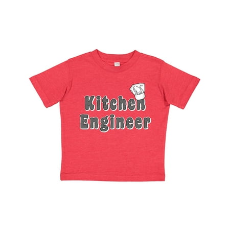 

Inktastic Kitchen Engineer Gray Gift Toddler Boy or Toddler Girl T-Shirt