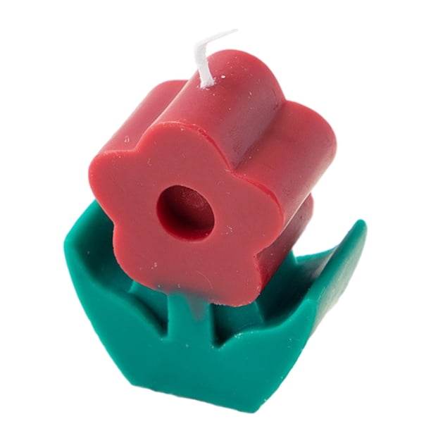 Flores Dulce Cera Ves de Aromaterapia Pequeñas Perfumadas Sa de Estar Rejante Oficina Decoración de Habitación de rojo Sunnimix vela de aromaterapia