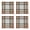 October Spice Napkin Set of 4, variant on Split P Salem Plaid Napkin Set of 4