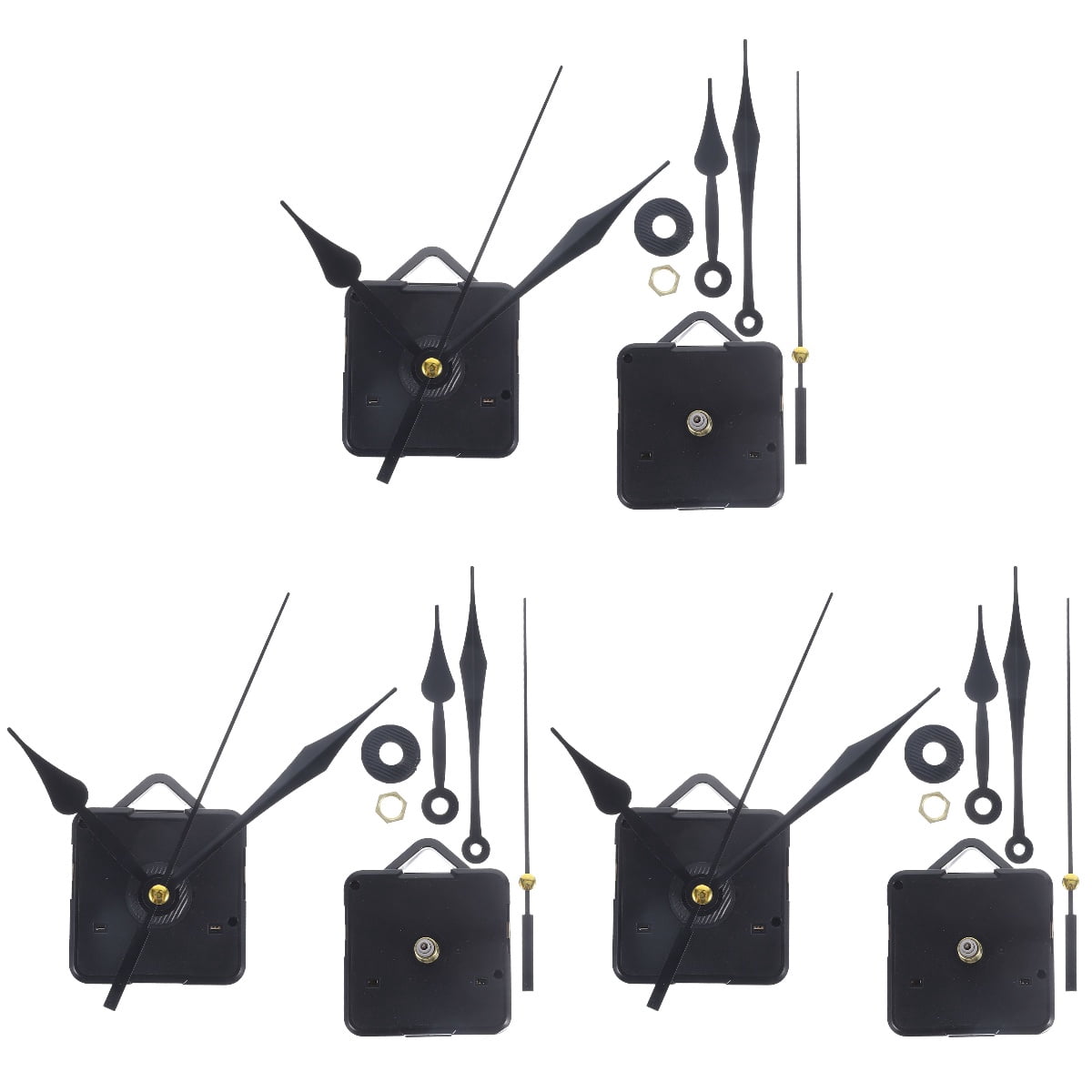 Raindrops 6 Sets  of Creative DIY Clock Mechanism Repair Parts Clock Mechanism for Home