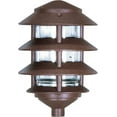 thumbnail image 2 of Nuvo 76-633 - 4 LOUVER PAGODA GARDEN LIGHT, 2 of 2