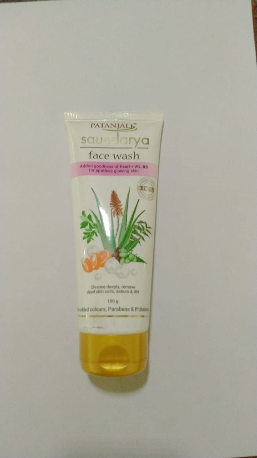Patanjali Saundarya Face Wash, 100G (Pack Of 2)