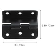 thumbnail image 4 of Shisuyan Iron Hinges Black 10Pcs 2.0In, 4 of 8