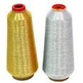 thumbnail image 1 of New ThreadNanny Gold & Silver Metallic Machine Embroidery Threads - 10000 Yards, 1 of 1