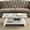 Multicolor, variant on MDF white finish coffee table natural wood grain extra storage shelf wide - angled legs living room