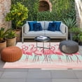 thumbnail image 2 of Pink Flamingo Outdoor Rug for Patio/Deck/Porch, Non-Slip Large Area Rug 5 x 8 Ft, Summer Tropical Flamingo Hawaii Animals Indoor Outdoor Rugs Washable Area Rugs, Reversible Camping Rug Carpet Runner, 2 of 8