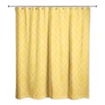 thumbnail image 2 of Creative Products Yellow Diamond Grid 71x74 Shower Curtain, 2 of 2