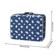 thumbnail image 3 of Boovnll Travel Bag, 60L Large Capacity Storage Bags with Reinforced Handles & Zipper Duffle Bag for Travel Comforters, Blankets, Clothes Organizer, Storage and Organization, 3 of 3