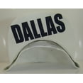 thumbnail image 5 of Dallas City Name 2-Tone Split Text Adjustable Snapback Baseball Cap (White), 5 of 6