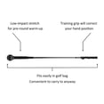 thumbnail image 4 of facefd 40 Inches Golf Swing Training Aid Swing Trainer Stick Practice Aid Tool Gray, 4 of 5