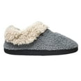 thumbnail image 2 of Gaahuu womens cozee fleece faux shearling collared memory foam fullfoot slipper, 2 of 5