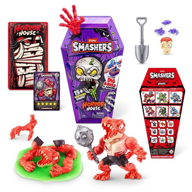 2025 ZURU-figuras de acción de Horror para niños, minifiguras de la serie de la casa de terror, monstruo Zombie de la muerte, juguete interactivo, modelo coleccionable, regalos sorpresa