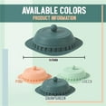 thumbnail image 3 of Pedty 1PC Drain Strainer Cover Universal Silicone Kitchen Sink Drain Strainer Cover, Food Catcher for Kitchen Sink ,Drain Strainers Suit for Bathroom Bathtub and Kitchen, 3 of 4