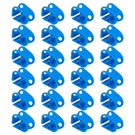 

Nadi 24pcs Adjustable Tube Clamps Shut Off Hose Clamp for Aquarium Infusion Bottle